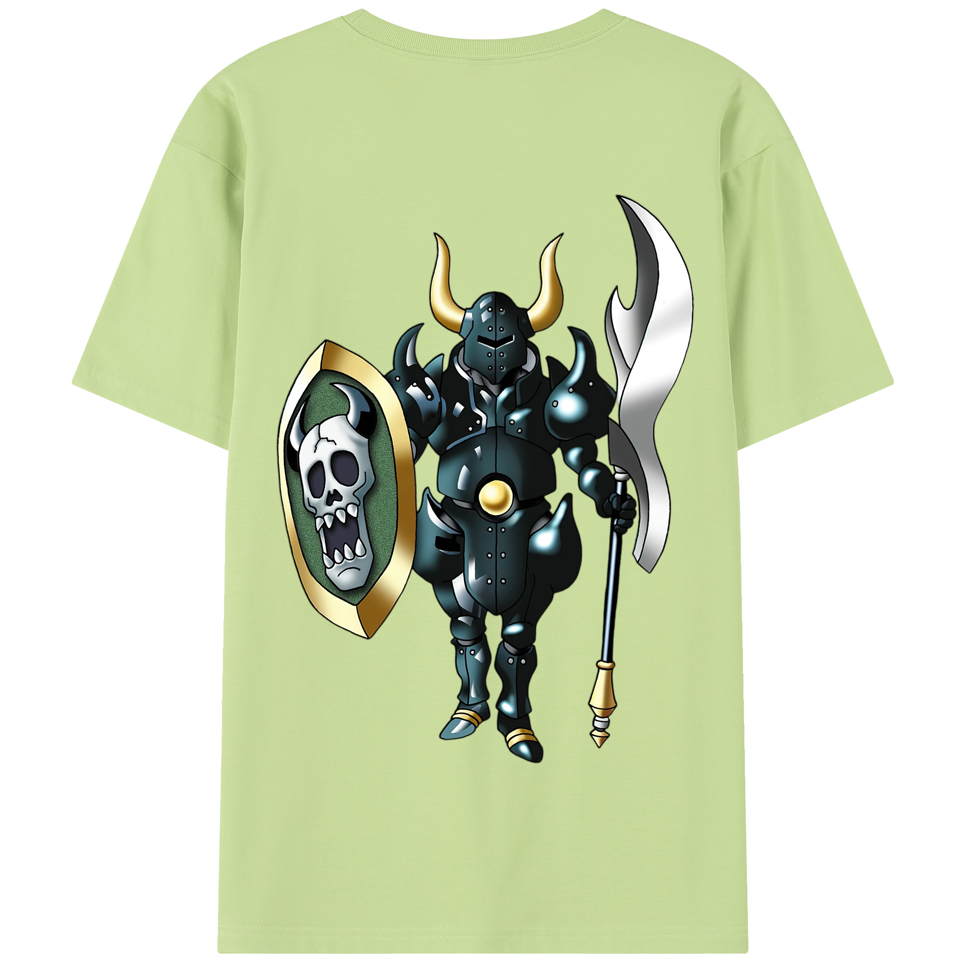 （画像用） ドラゴンクエスト Doragon Kuesuto Dragon Quest 綿100％半袖Tシャツ（背面プリント）